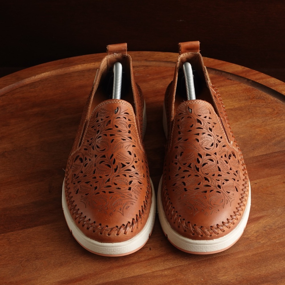 Pikolinos Loafers Womens SZ EU 38 US 7.5-8 Brown Tenerife Slip On Comfort Shoes - Picture 2 of 14